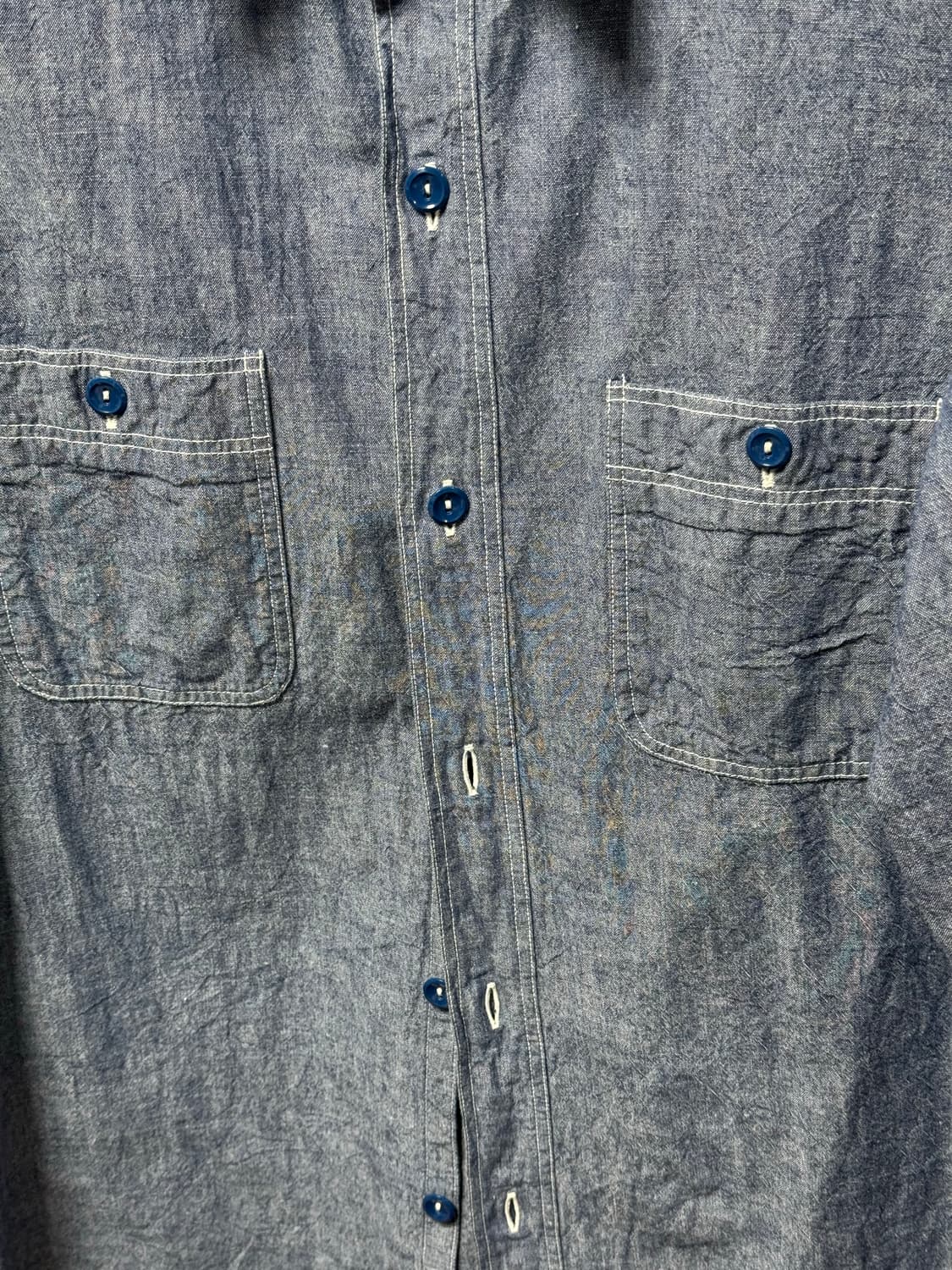 버즈릭슨 샴브레이 셔츠 16-16 1/2 상품이미지6