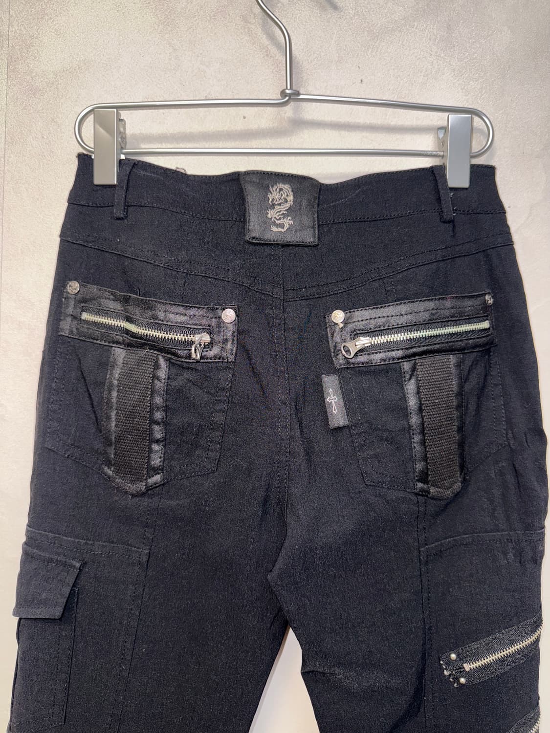 Ozz Croce black zipper bootscut pants 상품이미지6