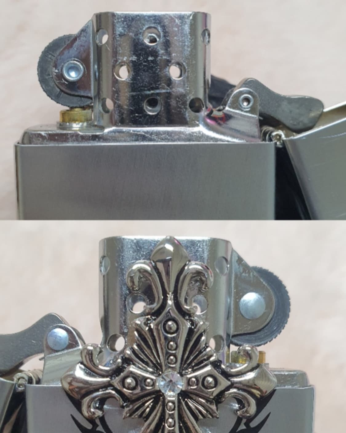 트라이벌 크로스 실버 지포 라이터 TRIBAL Closs EMB 상품이미지8