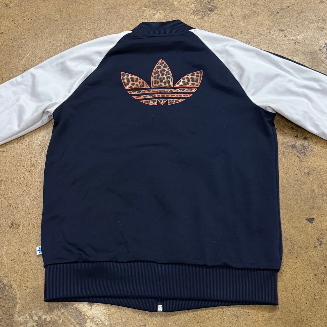 아디다스 호피 백로고 네이비 화이트 트랙탑 져지 상품이미지4