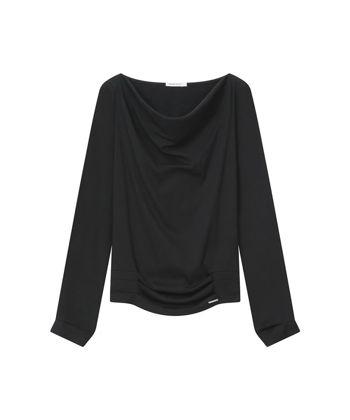 [1] 미세키서울 카울 후디 롱슬리브 블랙 상품이미지2