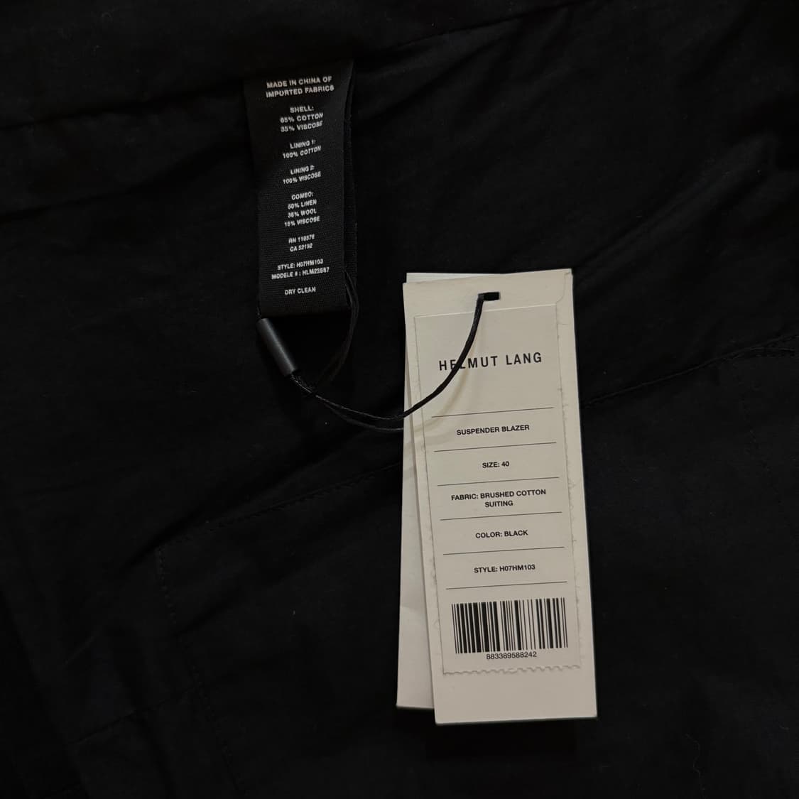 Helmut Lang Suspender Blazer 상품이미지6