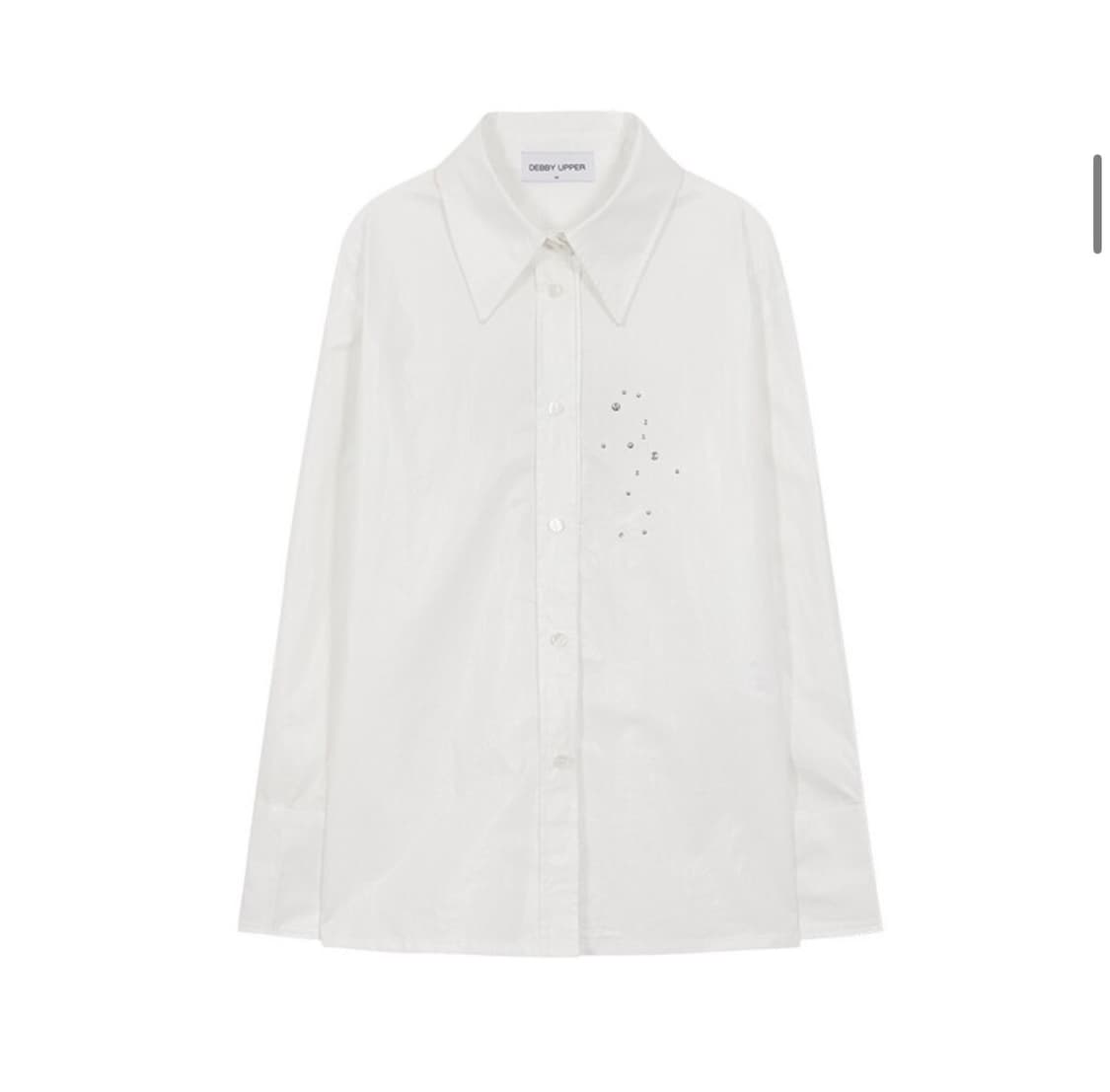 (새상품) 데비어퍼 하프 프린트 셔츠 OS 상품이미지1