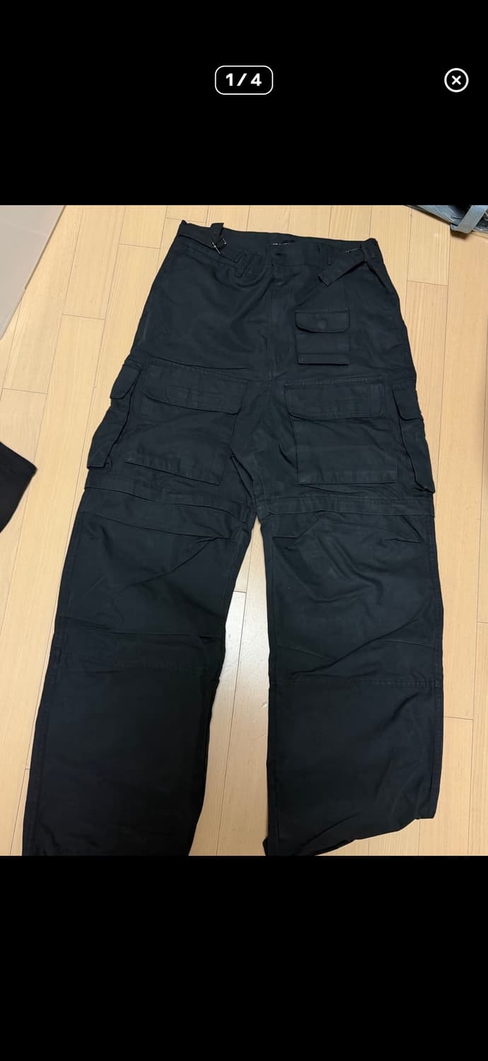 프로젝트 G/R 컨버터블 택티컬 팬츠 블랙/1 상품이미지3