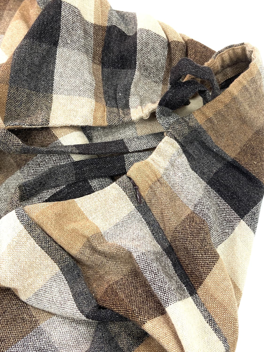 Beams ribbon check sleeveless 상품이미지4