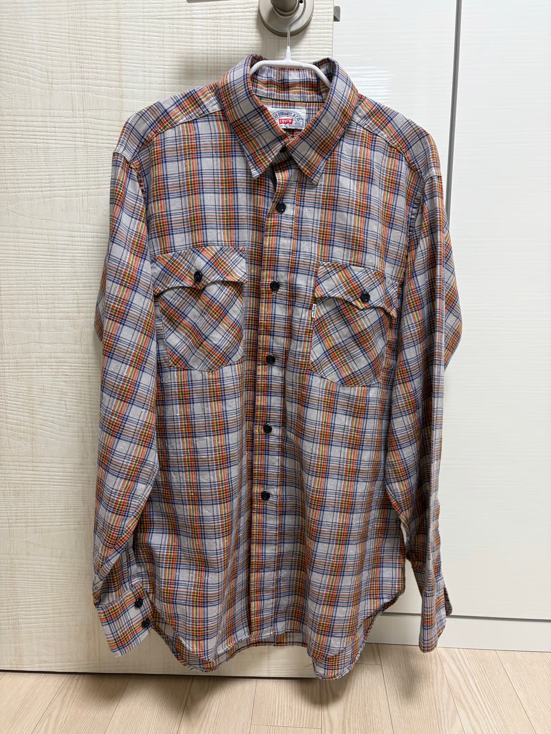 리바이스 빈티지 체크 셔츠 L 상품이미지1