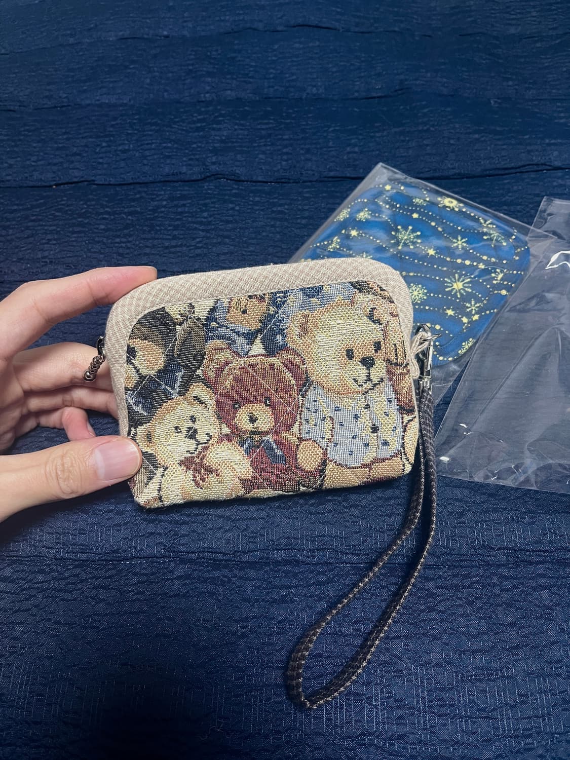 곰세마리 반지갑 곰 파우치 상품이미지10