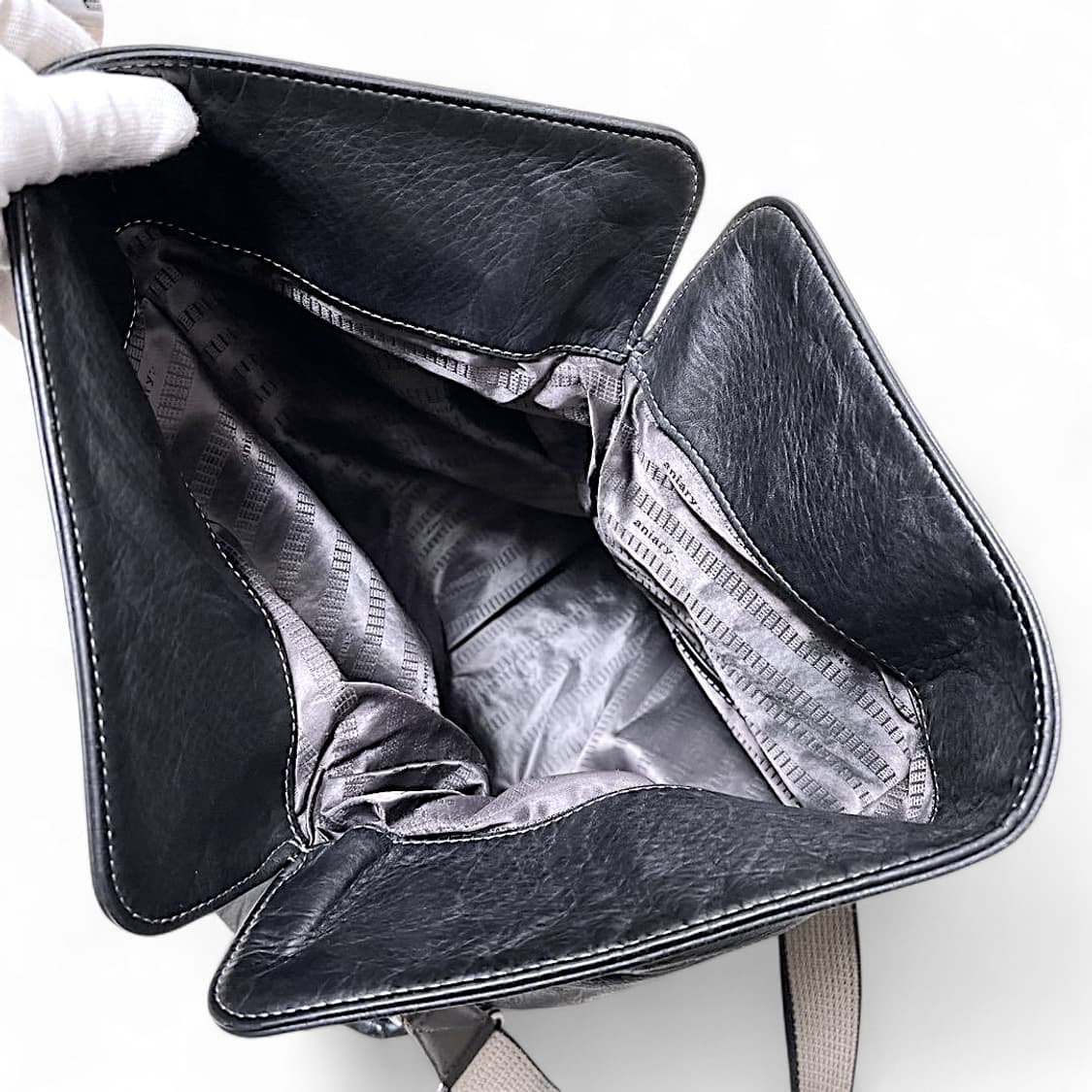 아니아리 aniary 앤티크레더 메신저백 장인가죽 상품이미지7