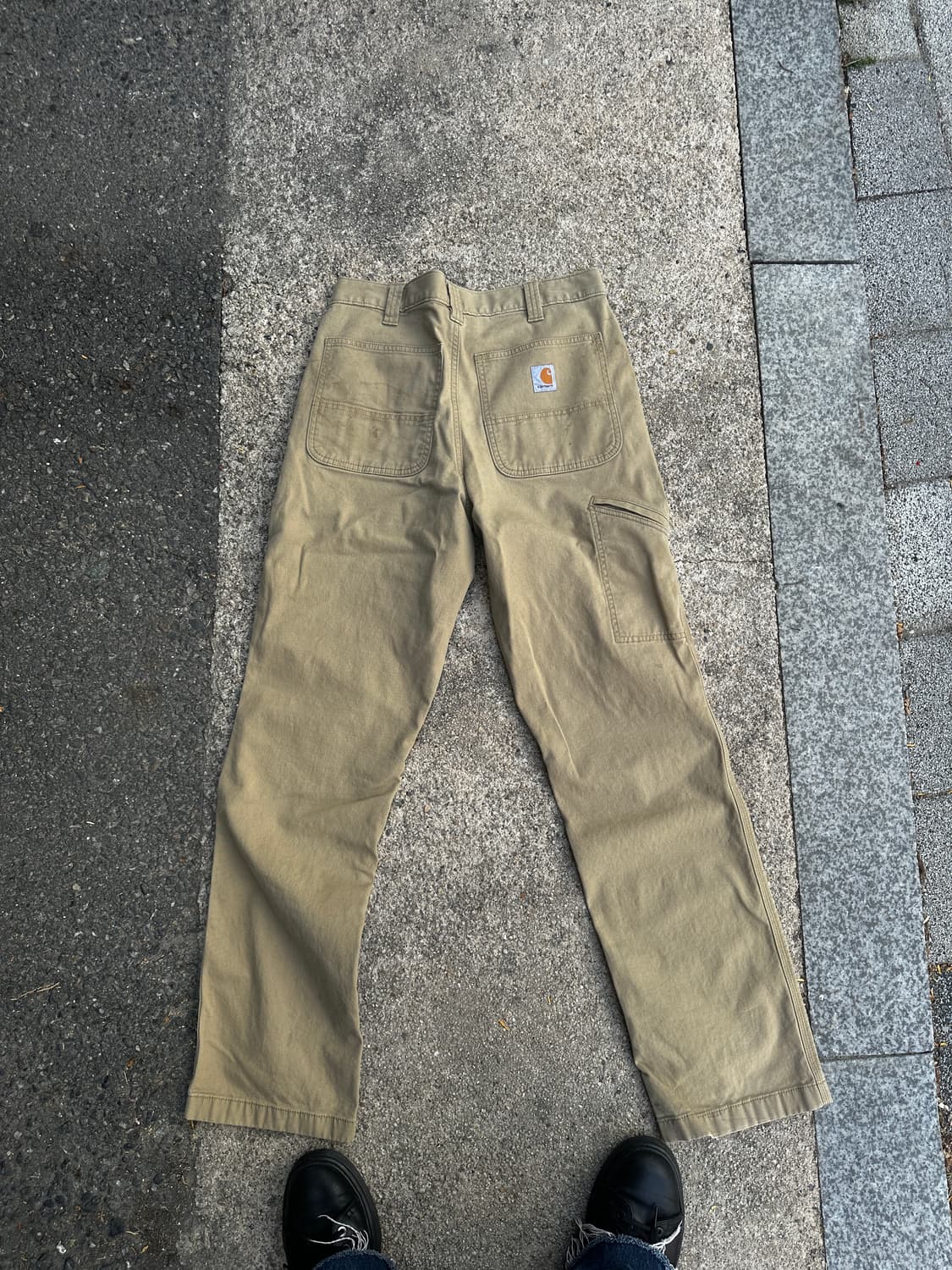 칼하트 릴렉스핏 유틸리티 워크팬츠 베이지 상품이미지1