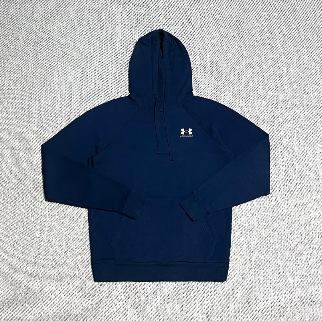 [M] Underarmour 언더아머 네이비 코튼 후드티 상품이미지1