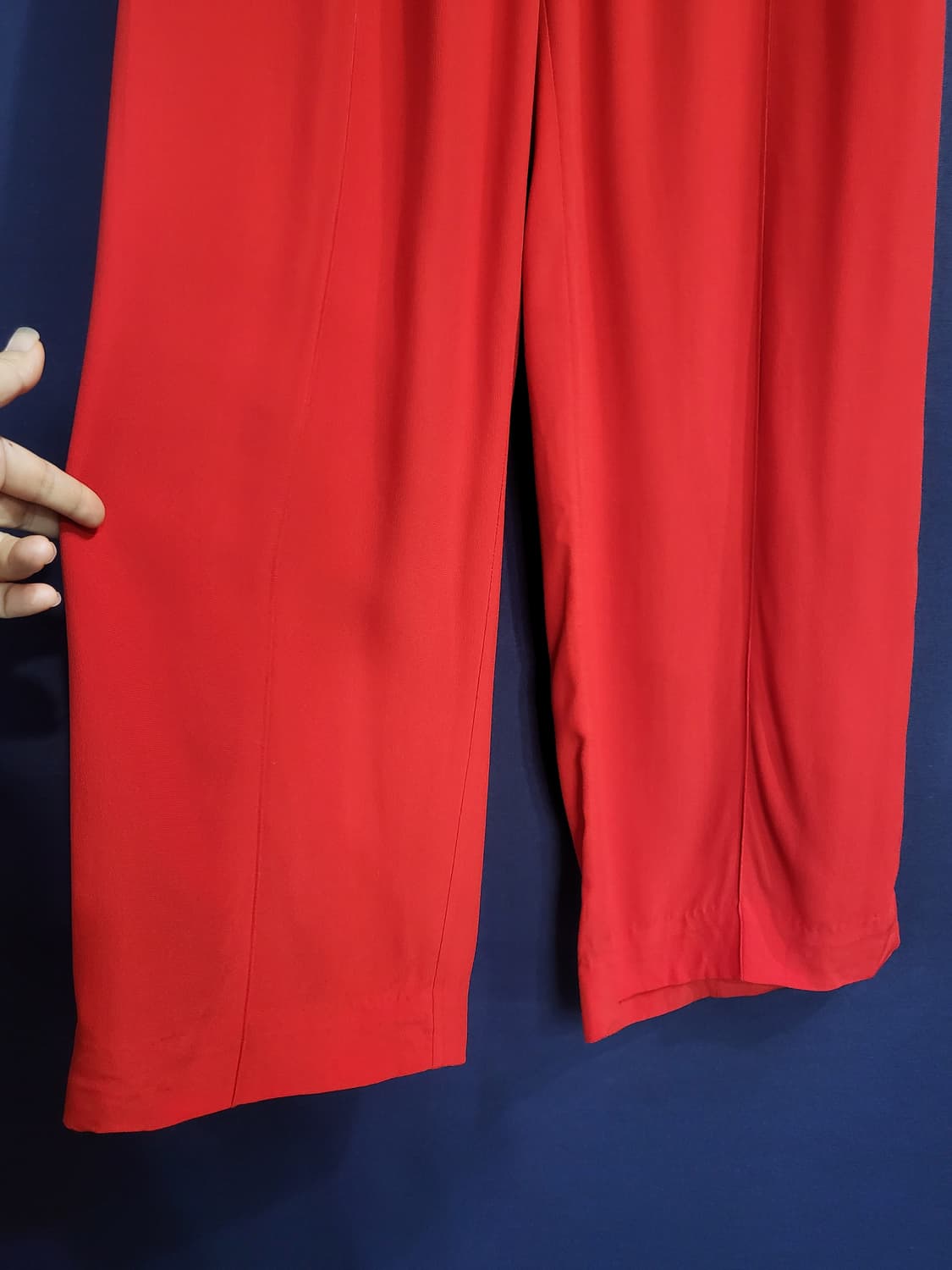 코스 밴드 와이드 팬츠 상품이미지3