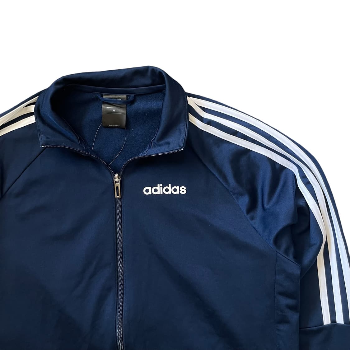 아디다스 네이비 안감기모 져지 트랙탑 자켓 M 상품이미지3