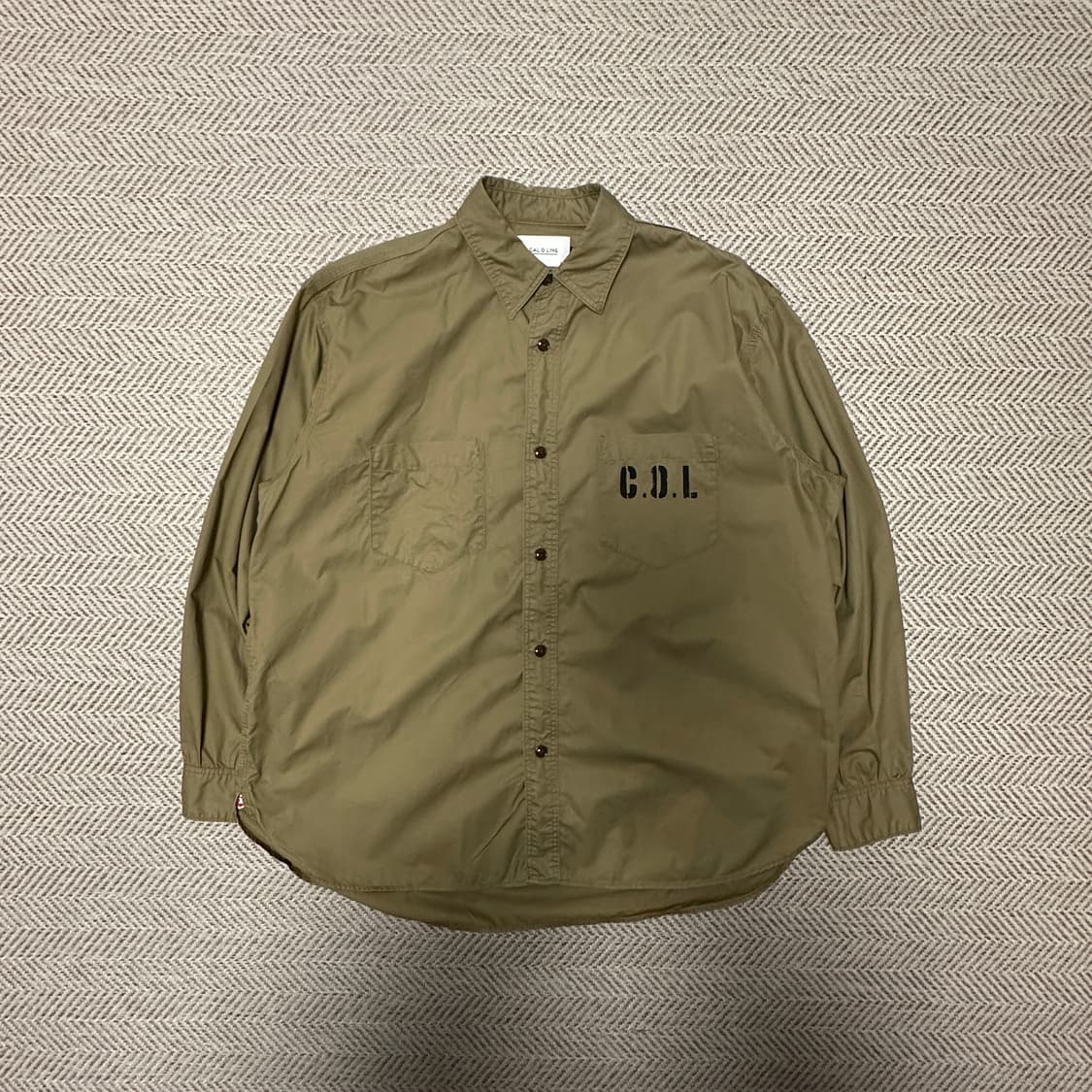 CAL O LINE japan made military shirt 상품이미지1