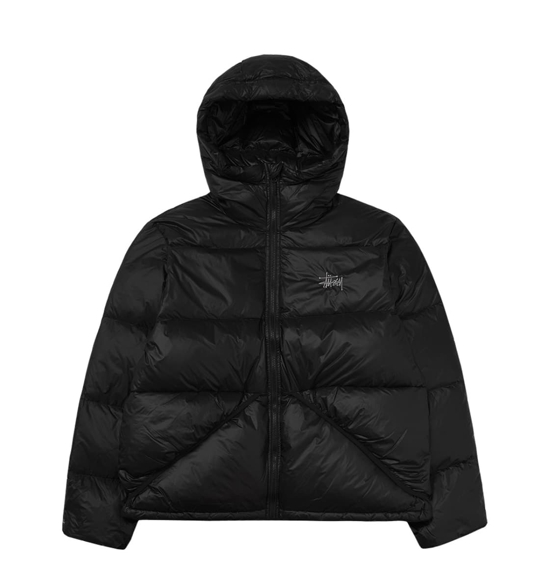 스투시 마이크로 립스탑 다운 파카 제트블랙 M 새상품 상품이미지1