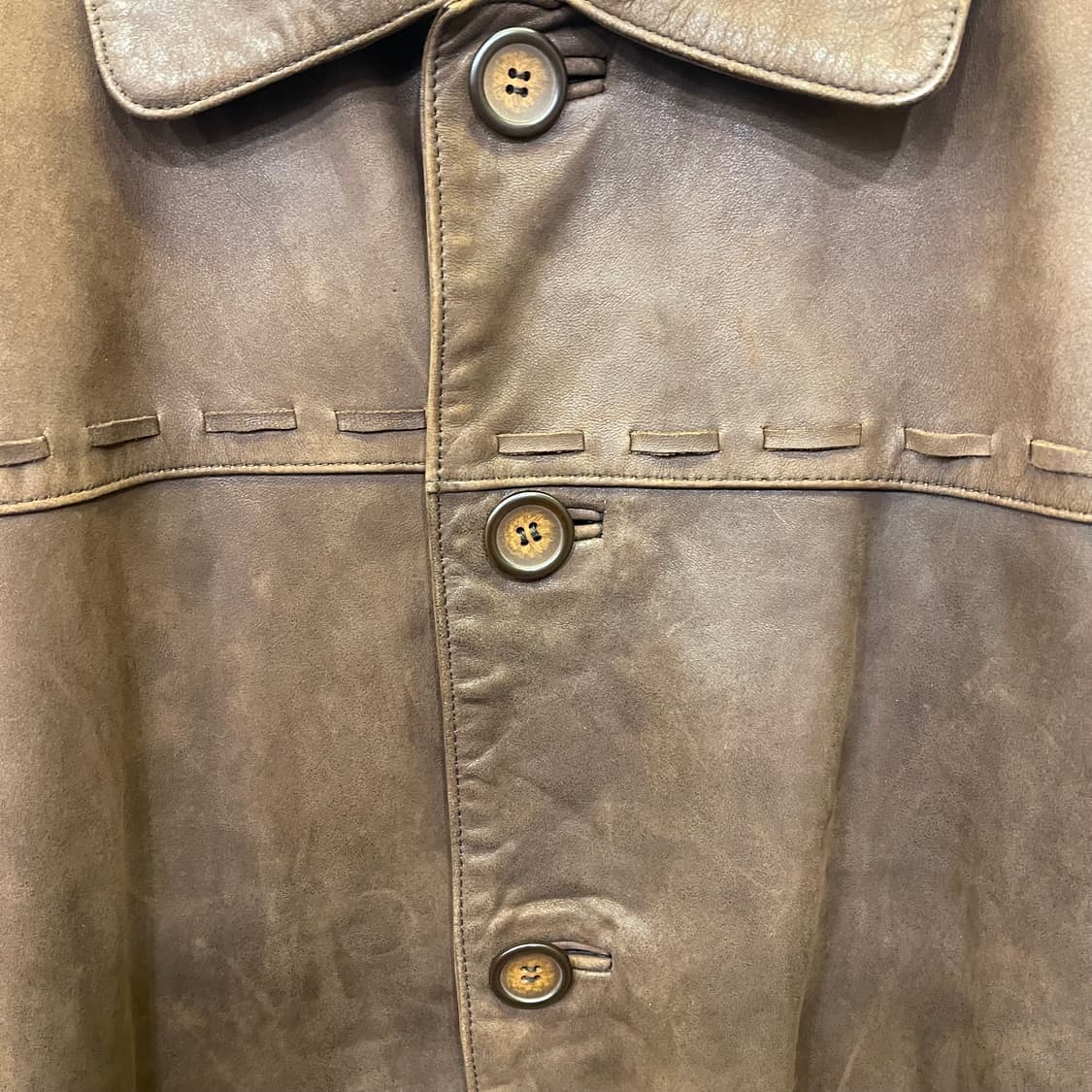 90's vintage leather jacket 상품이미지3