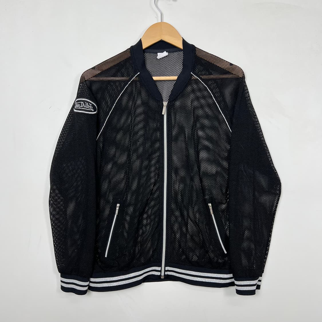 Von Dutch 본 더치 풀 메쉬 집업 자켓 상품이미지1
