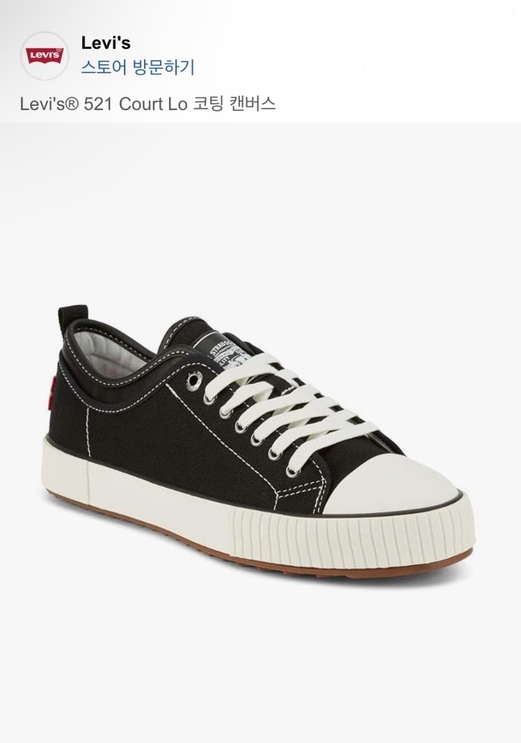 Levi's 521 CRT LO CT CVS BLACK 상품이미지10