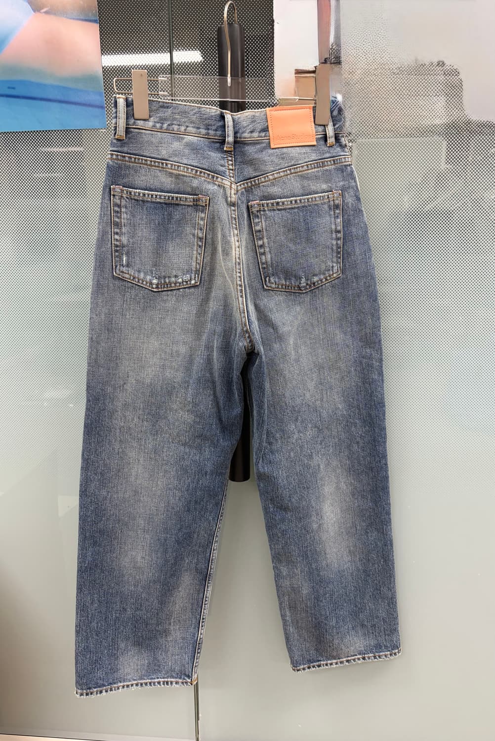 Acne Studios 데미지 청바지 28/30 새거 하이웨스트 상품이미지4