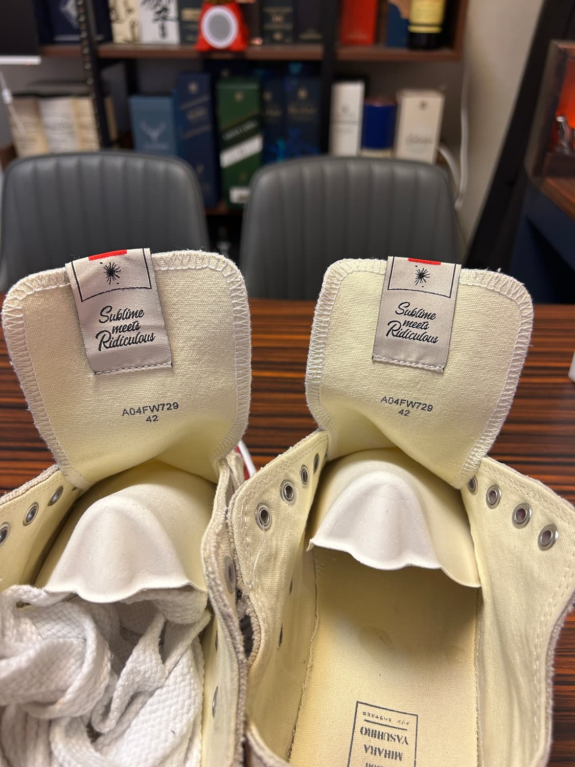 메종 미하라 야스히로 피터슨 OG 솔 캔버스 로우탑 EU 42 상품이미지8