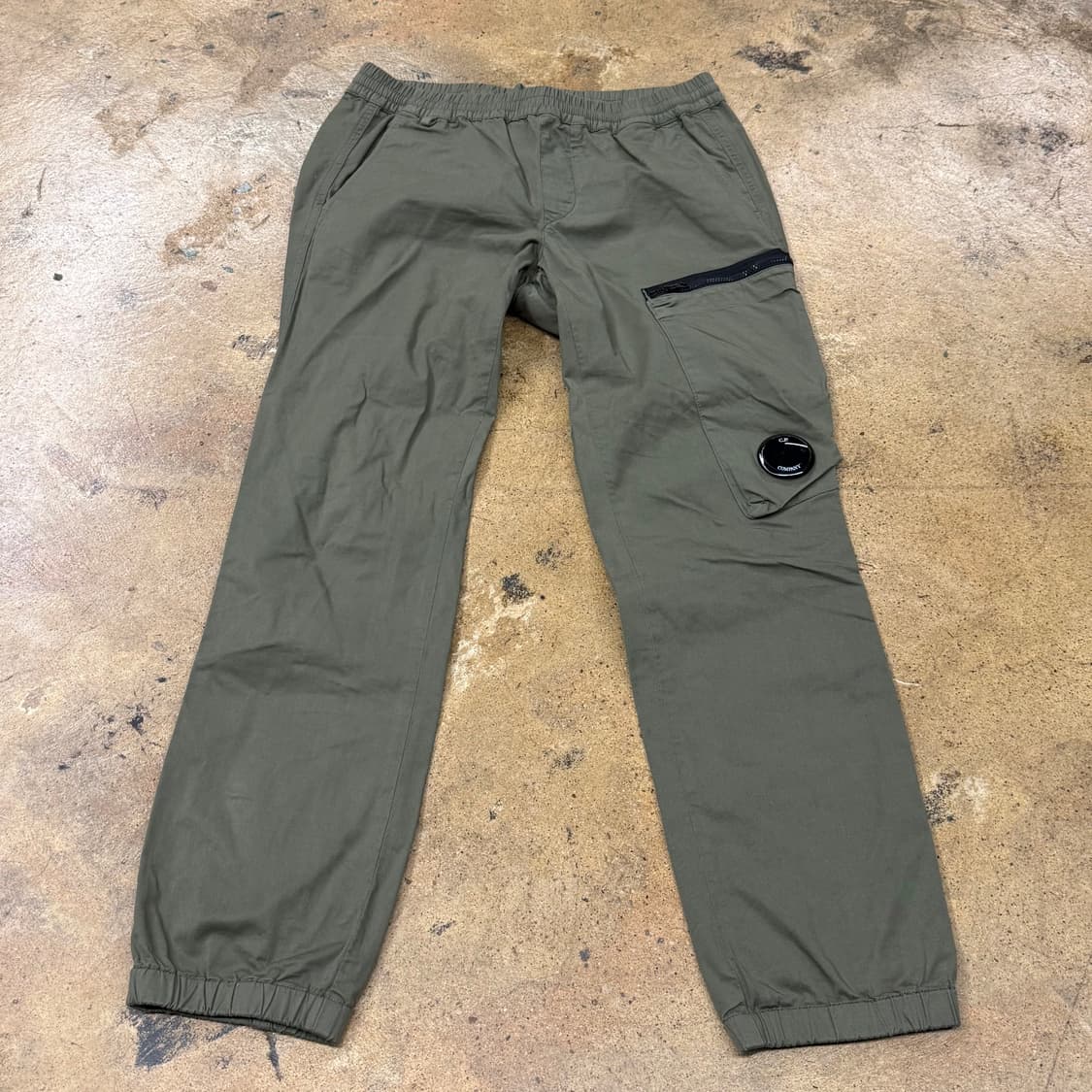 [정품] 카키색 밴딩 카고 조거팬츠 b19 상품이미지2