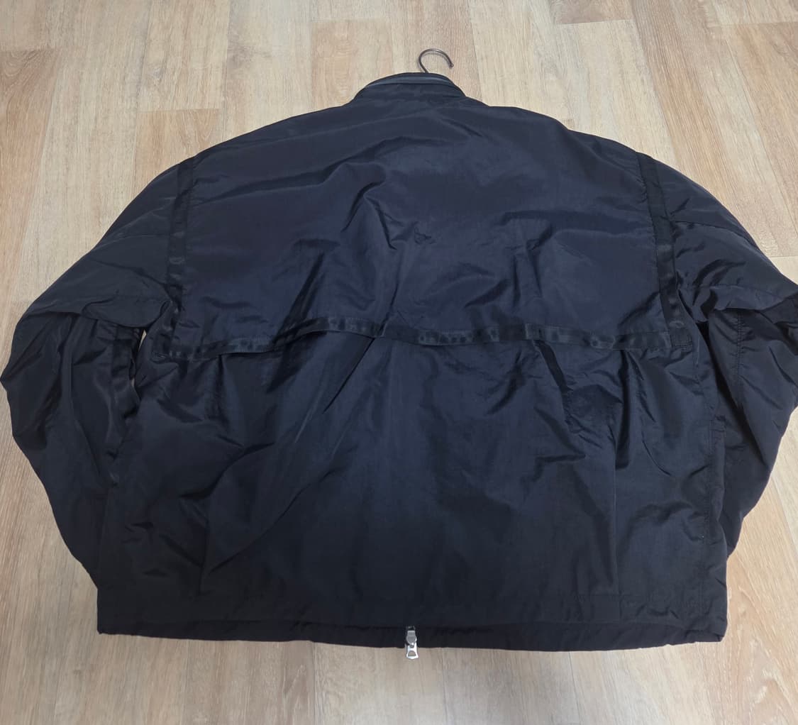 (110) 26SS 솔리드옴므 블랙 나일론 집업 블루종 상품이미지5