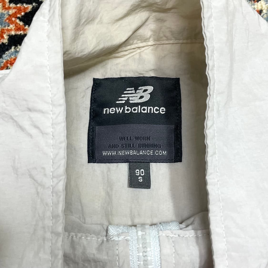 뉴발란스 플라잉 웜업 연핑크 바람막이 자켓 남성S 상품이미지5