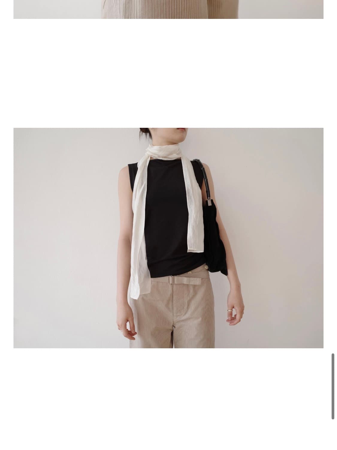 (새상품) 브리즈아카이브 샤샤 스카프 상품이미지3