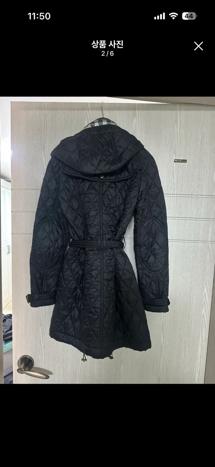 버버리 브릿 퀼팅 자켓 블랙  상품이미지2