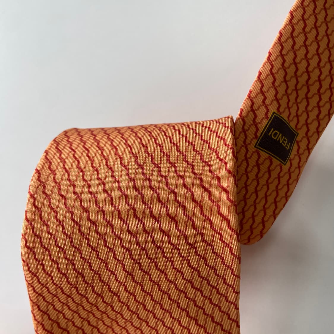 펜디(FENDI) 심플로고 명품 정품 넥타이 상품이미지6