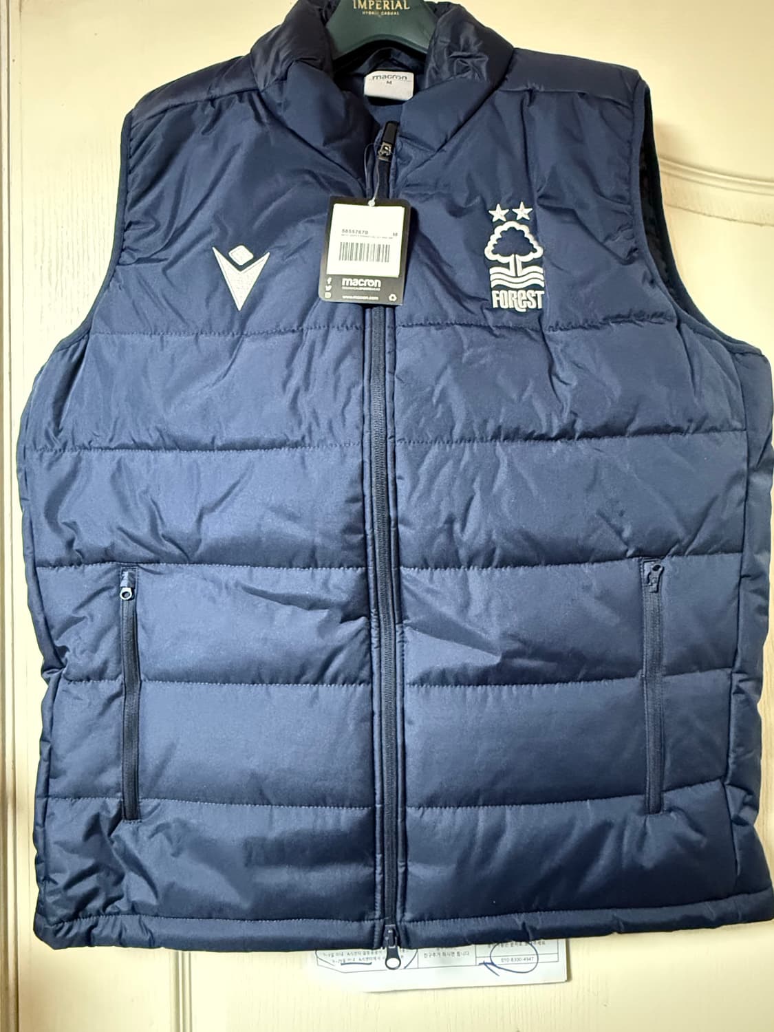 마크론 노팅엄포레스트 패딩조끼 M사이즈 상품이미지1