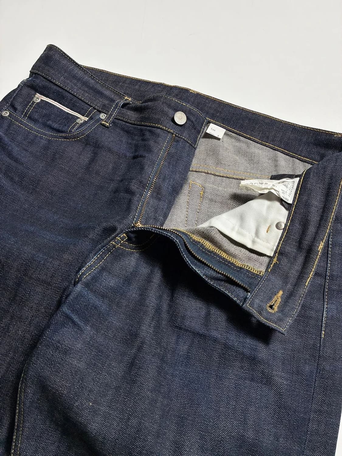 유니폼브릿지 19FW 생지 데님 팬츠 R1640 상품이미지3