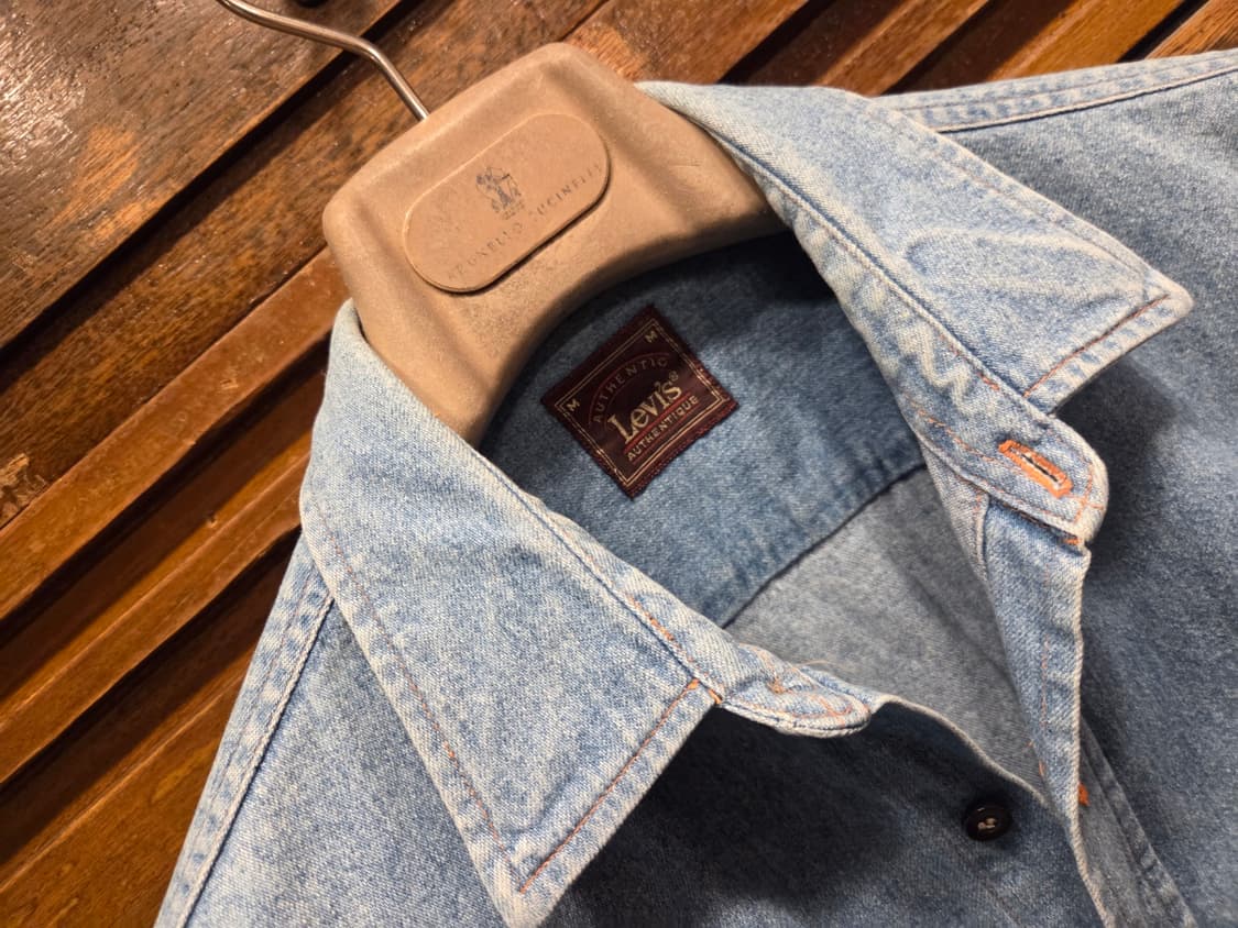 80'S 리바이스 데님셔츠  상품이미지2