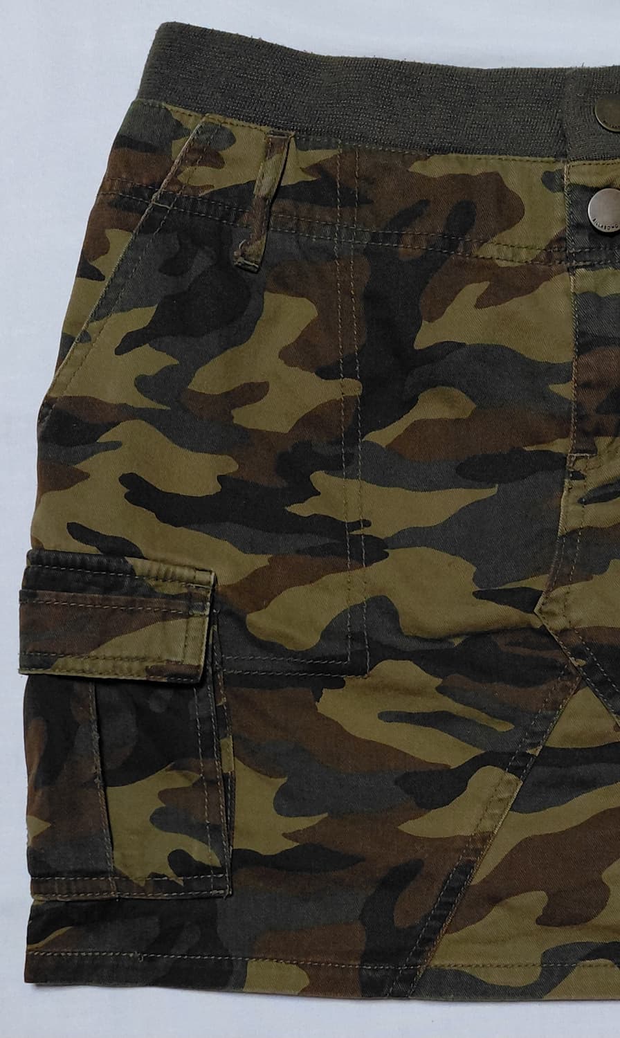 [L] 빌라봉(Billabong) 빈티지 카모 카고 미니 스커트 상품이미지2