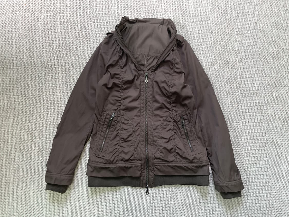 빈티지 armoire de luxe 셔링 나일론 집업자켓 J04344 상품이미지8