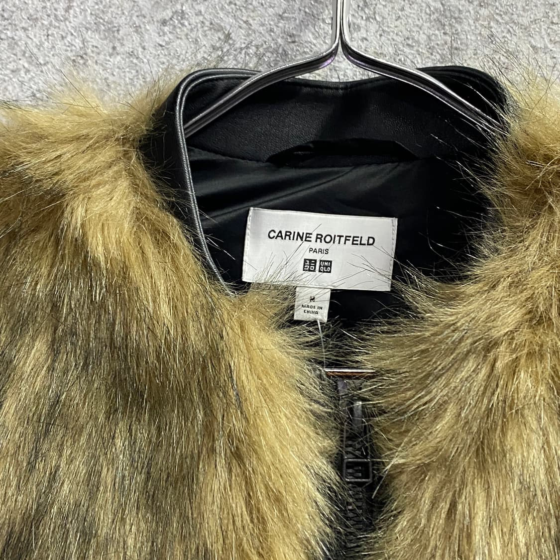 카린 로이펠트 X 유니클로 퍼 자켓 B4124 상품이미지3