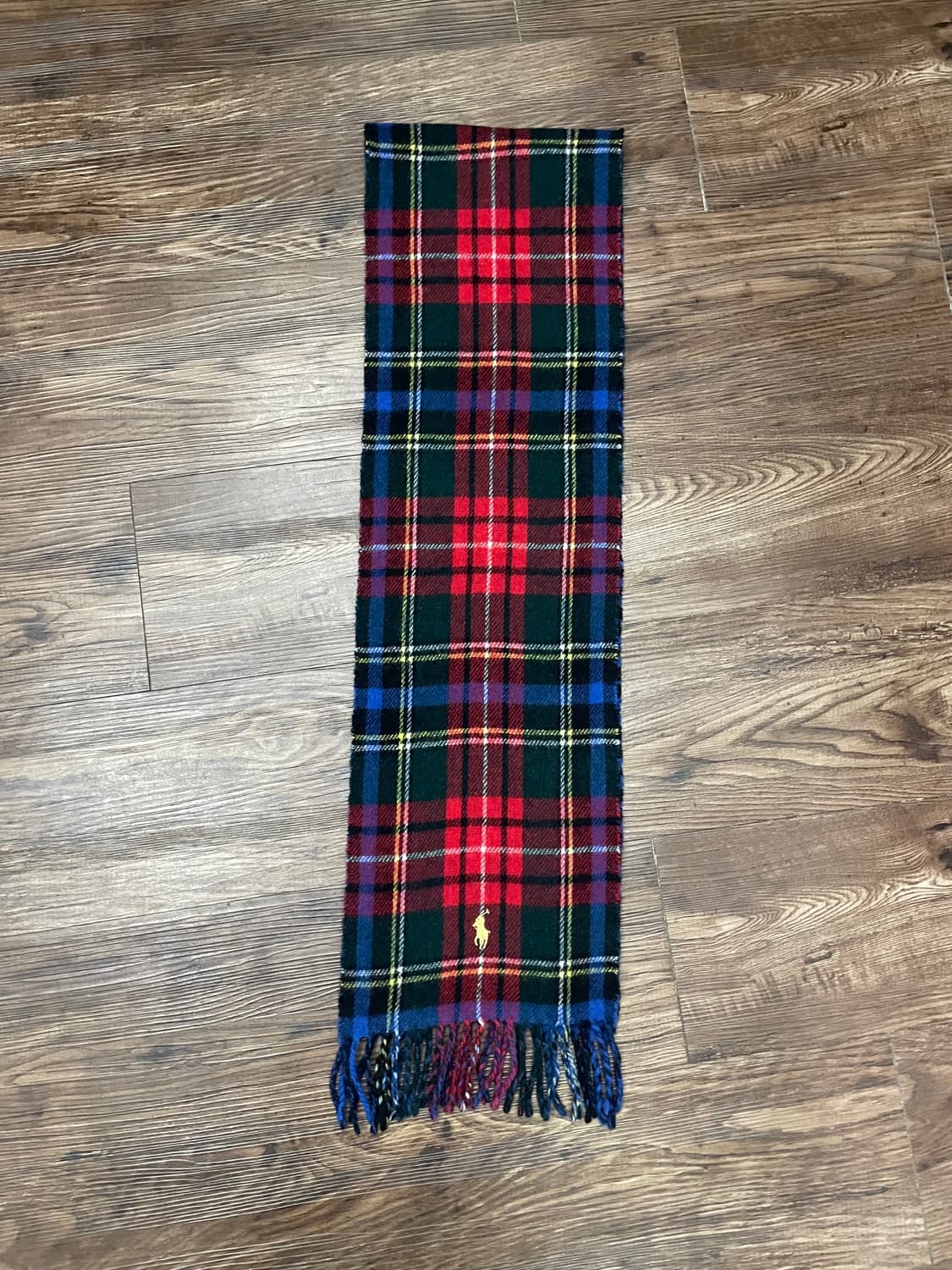 폴로 랄프로렌 리버시블 타탄 체크 머플러 목도리 상품이미지3