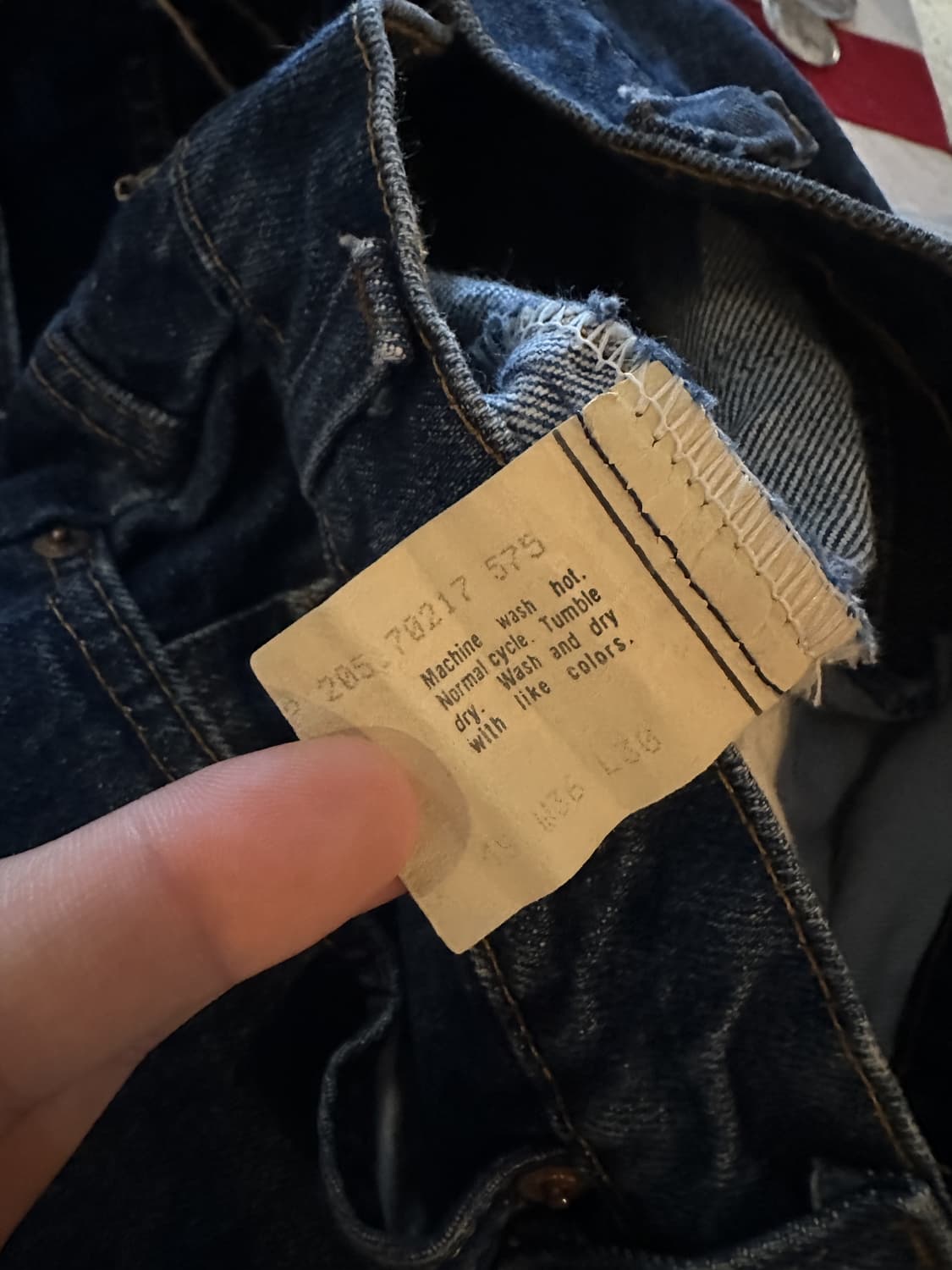 80s USA Vintage Levis 517 Denim Pants 상품이미지9