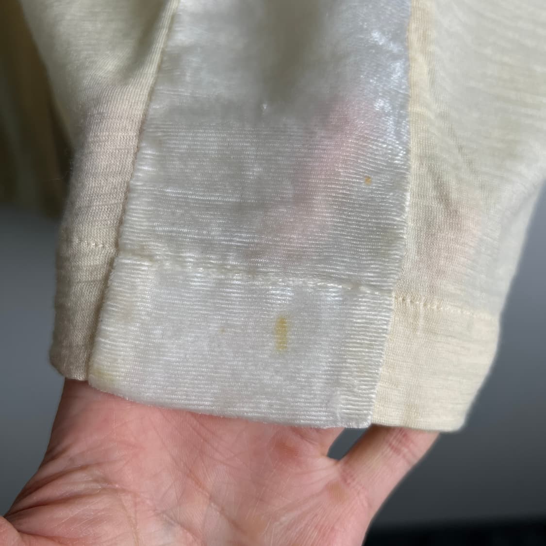 꼼데가르송 트리콧 벨벳 패널 롱슬리브  상품이미지7