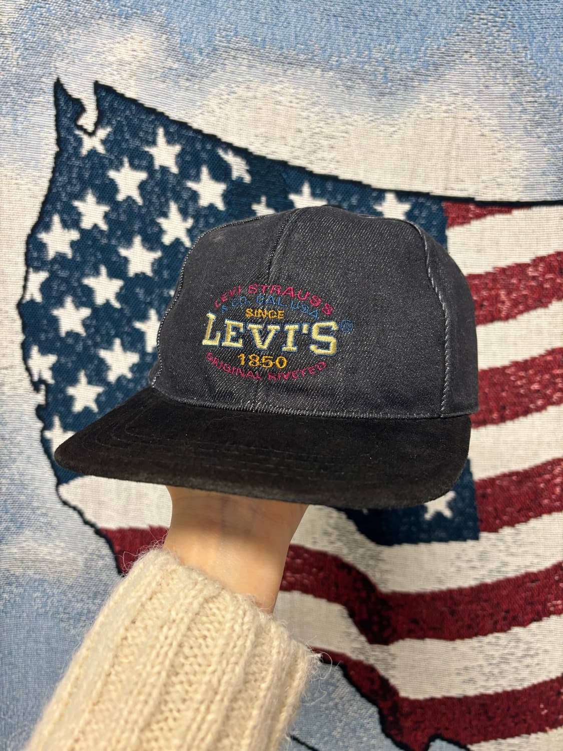 리바이스 블랙데님 캡 상품이미지3