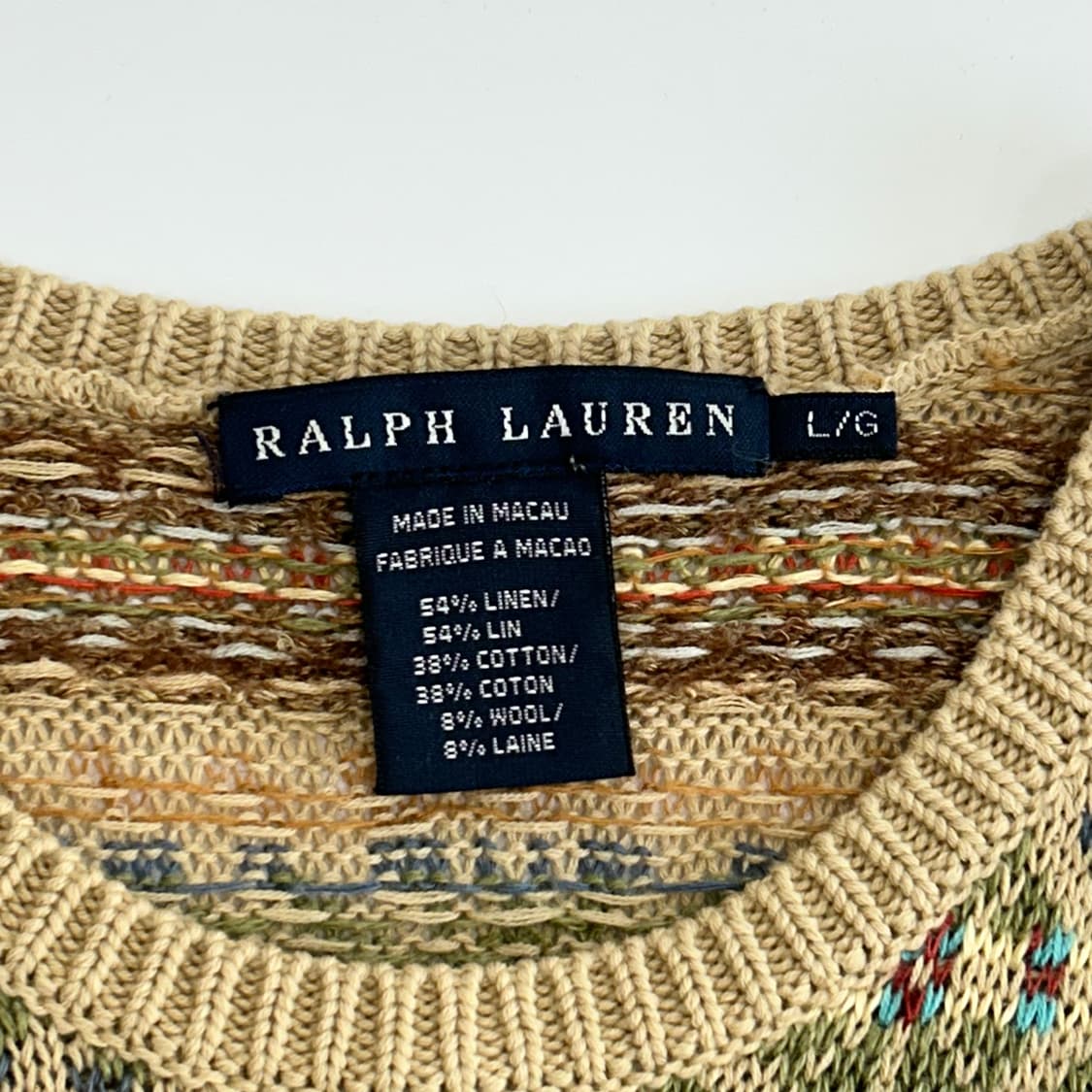 Polo 폴로 패턴 숄터 버튼 반팔 니트 상품이미지5