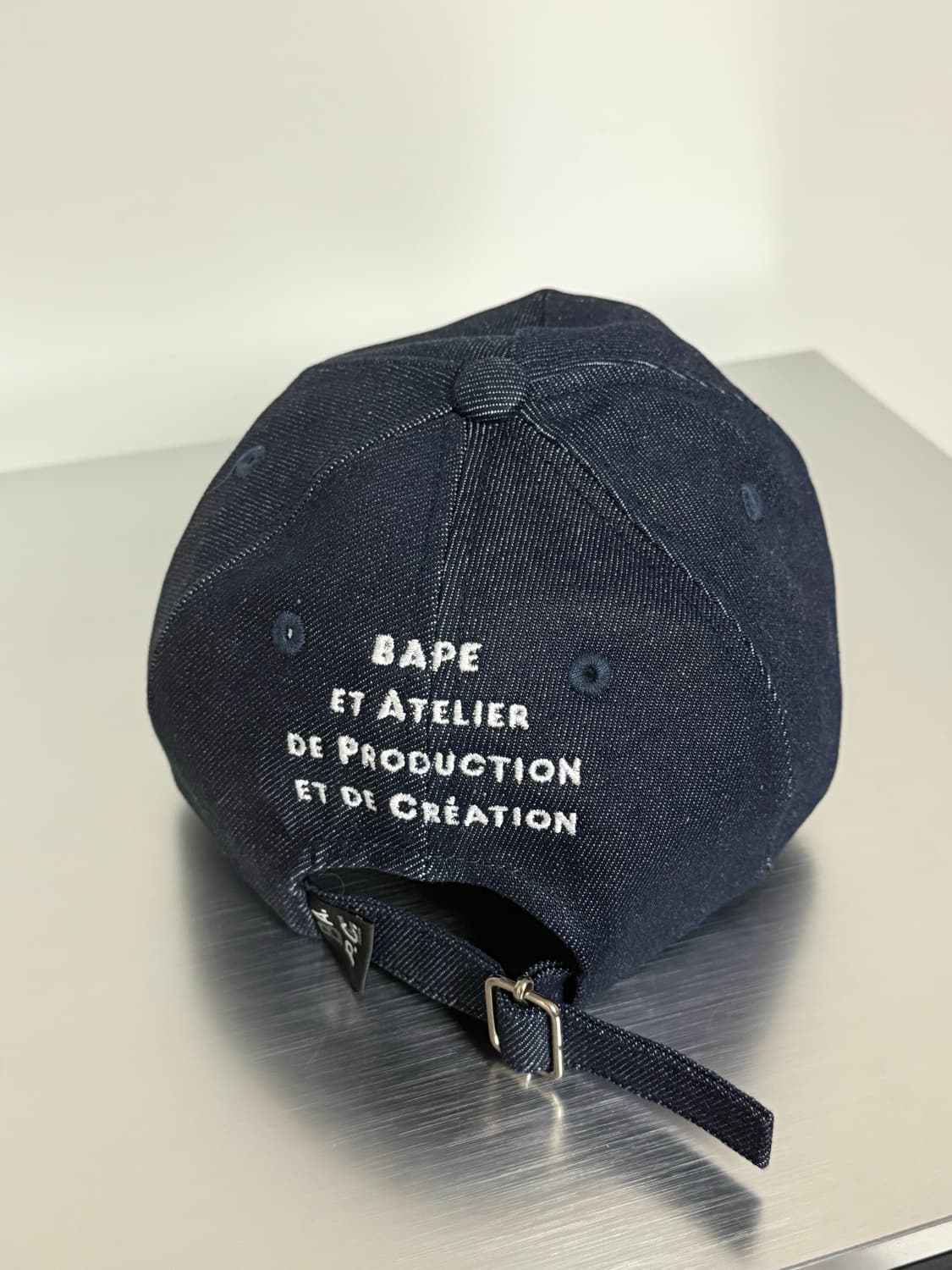 베이프 아페쎄 콜라보 데님 캡 상품이미지2