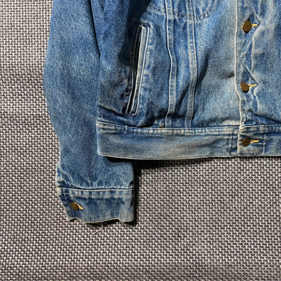 70s USA Lee 스톰라이더 데님 트러커 (old-8529) 상품이미지3