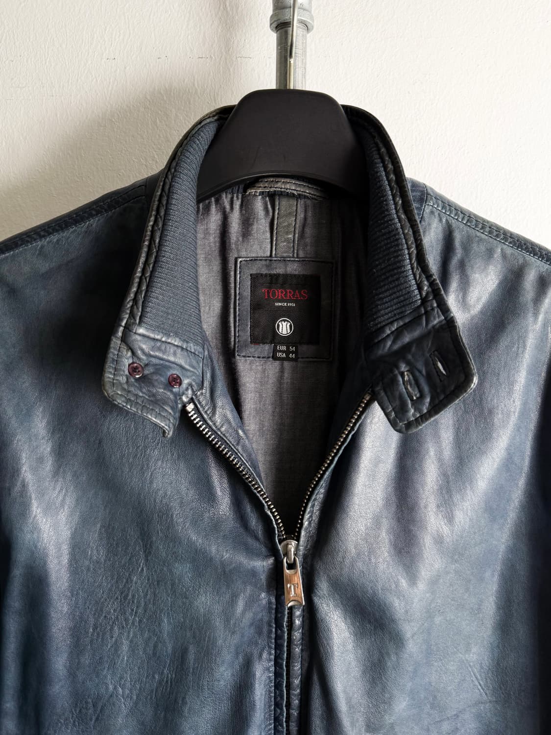  Torras Lambskin Leather Bomber Jacket 상품이미지5