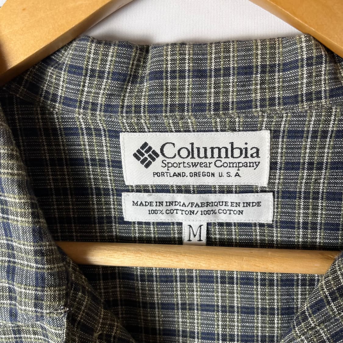 [Columbia] 컬럼비아 USA 체크 반팔셔츠 상품이미지5