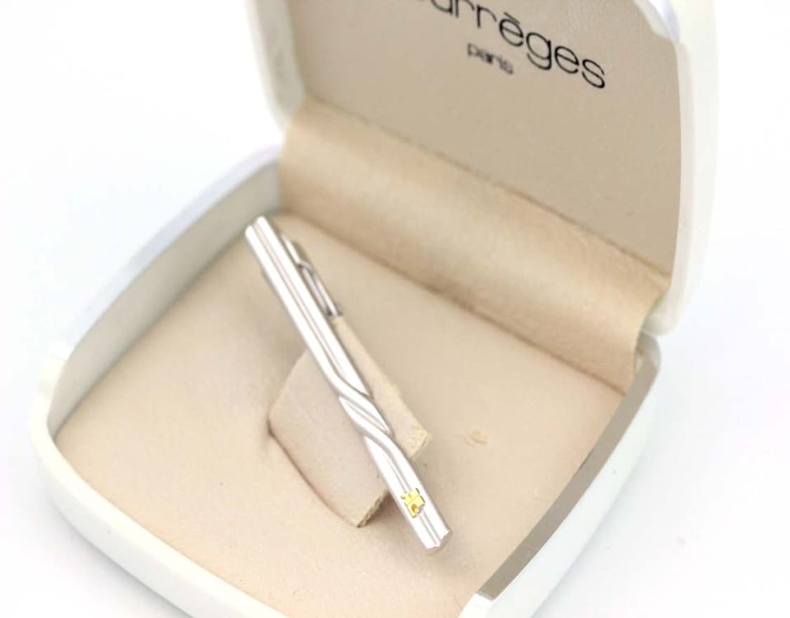 쿠레쥬 A+등급 5.5cm 남자 명품 넥타이핀 courreges 상품이미지1