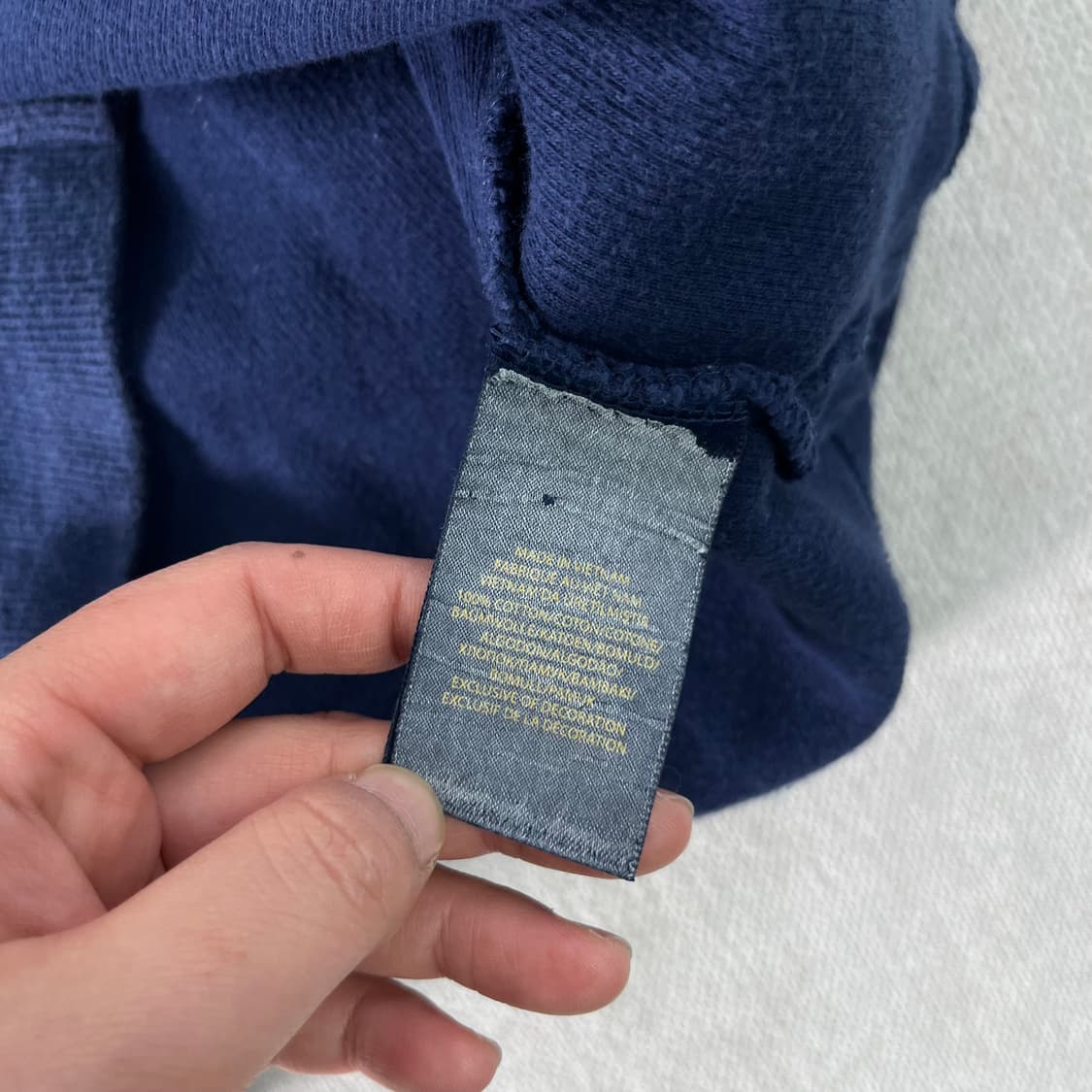 95 폴로랄프로렌 코튼반집업 네이비 니트  상품이미지5