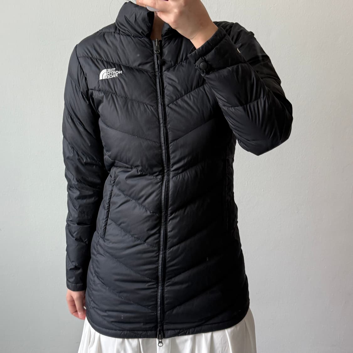 [M] 노스페이스 우먼 블랙 600 경량패딩 상품이미지1