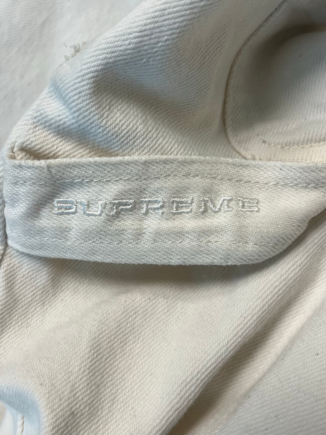 슈프림 x 나이키 데님 쇼츠 내츄럴 - 24SS 상품이미지4