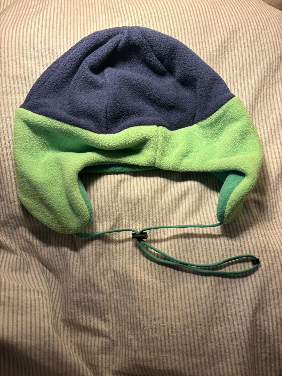 테켓 네이비 비니recording fleece earflap beanie 상품이미지4