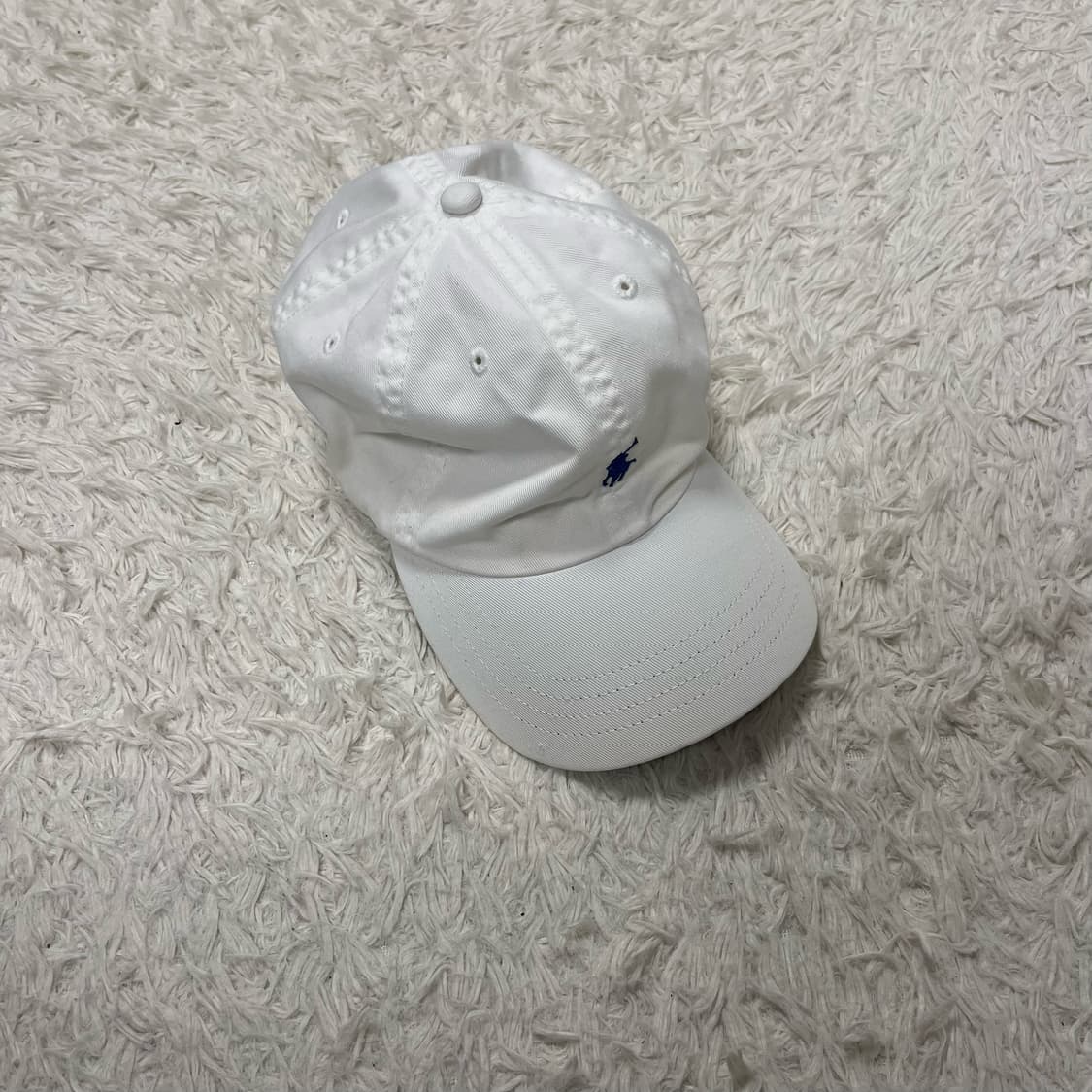 Polo Ralph Lauren white ball cap (내부 이염) 상품이미지1